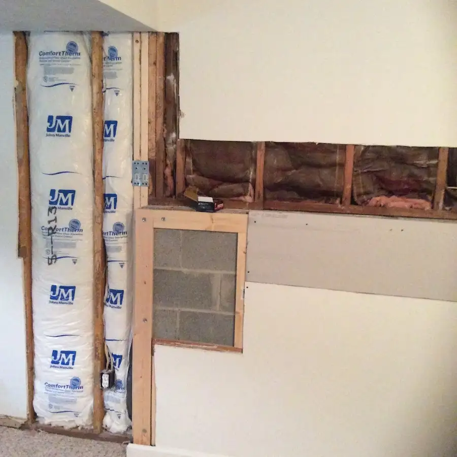 Wall insulation replacement during Structural Drying in Scotts Valley